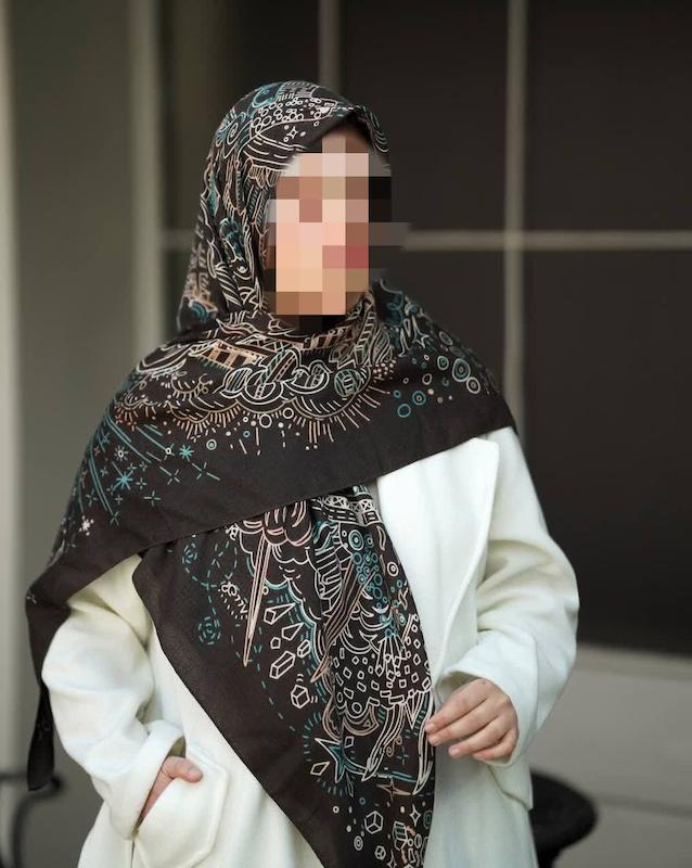 روسری نخی سیااسکارف 