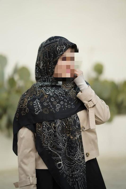 روسری نخی سیااسکارف 