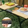 میز تاشو IGT با رویه چوبی بامبو نیچرهایک مدل NH22JU010
