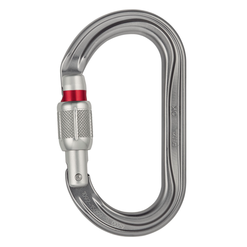 کارابین پیچ بیضی پتزل مدل  Petzl OK Oval Screw-Lock Carabiner