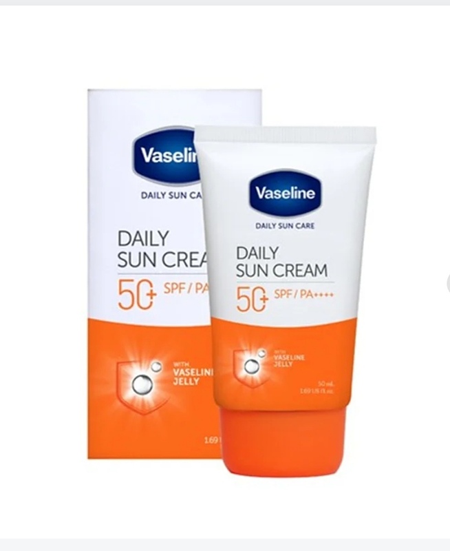 ضدآفتاب بی رنگ تیوپی دیلی سان وازلین +SPF50 VASELINE DAILY SUN CREAM SPF+50 ویژگی