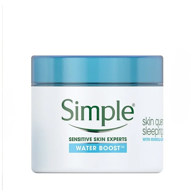 کرم خواب آبرسان سیمپل Simple Water Boost Skin Quench Sleeping Cream