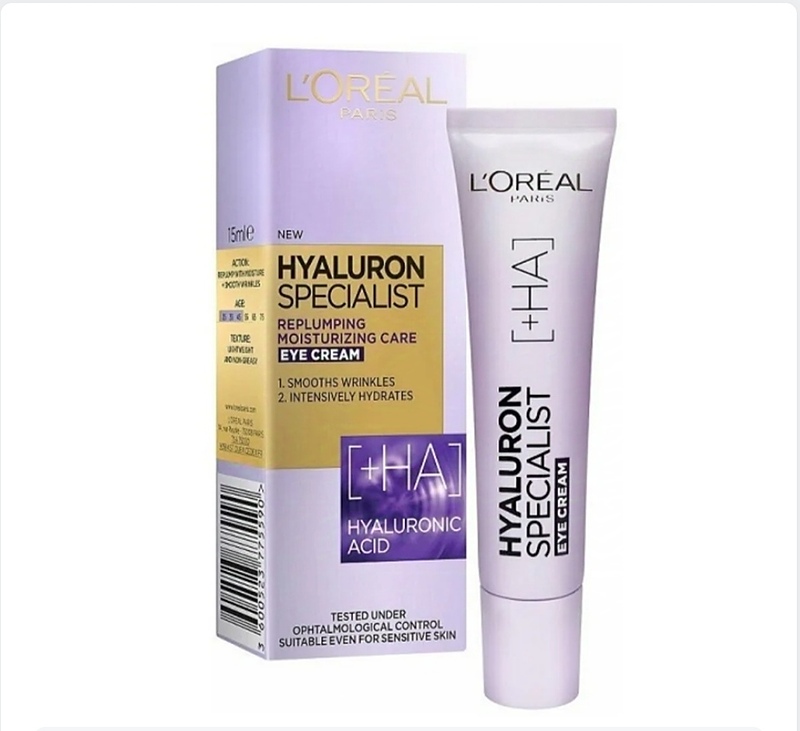 کرم دور چشم هیالورونی تخصصی اورآل(اصل فرانسه ) L’OREAL PARIS HYALURON SPECIALIST Eye Cream