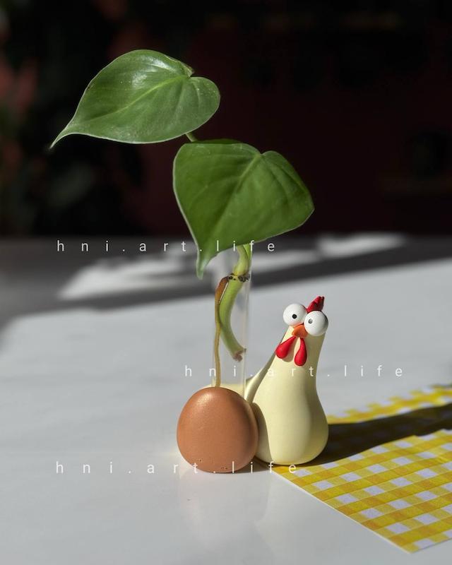 گلدان فانتزی مرغو