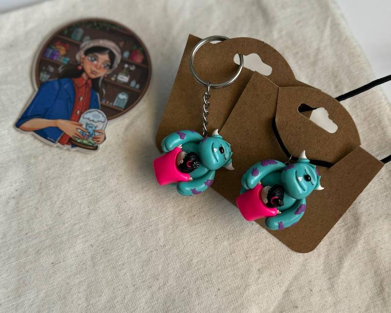 جاکلیدی و آویز سالیوان و بو ( مدل بغل )