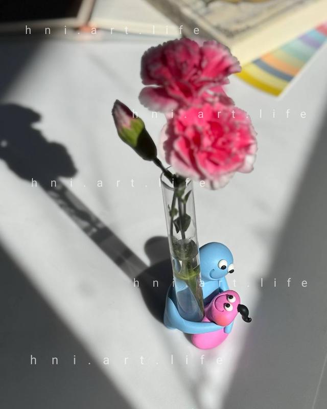 گلدان فانتزی بغلی