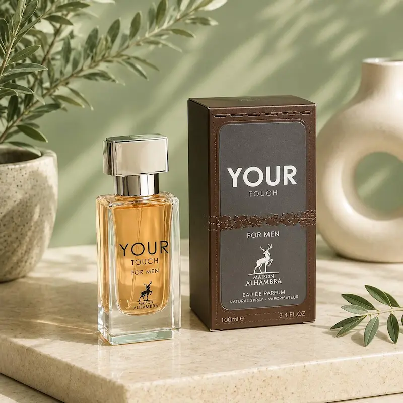 عطر ادکلن ۳۰ میل الحمبرا یور تاچ مردانه مشابه استرانگر ویت یو | Alhambra Your Touch Maison