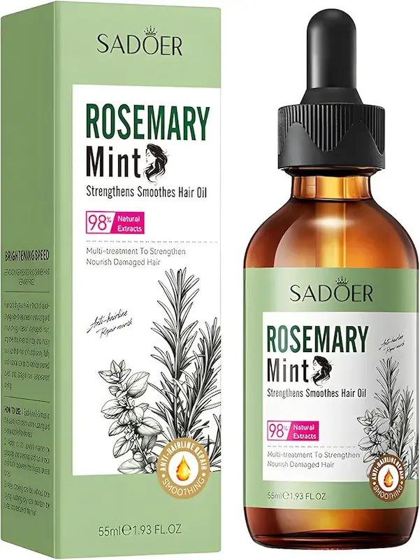 محلول مو رزماری نعنا Rosemary Mint Hair Oil
