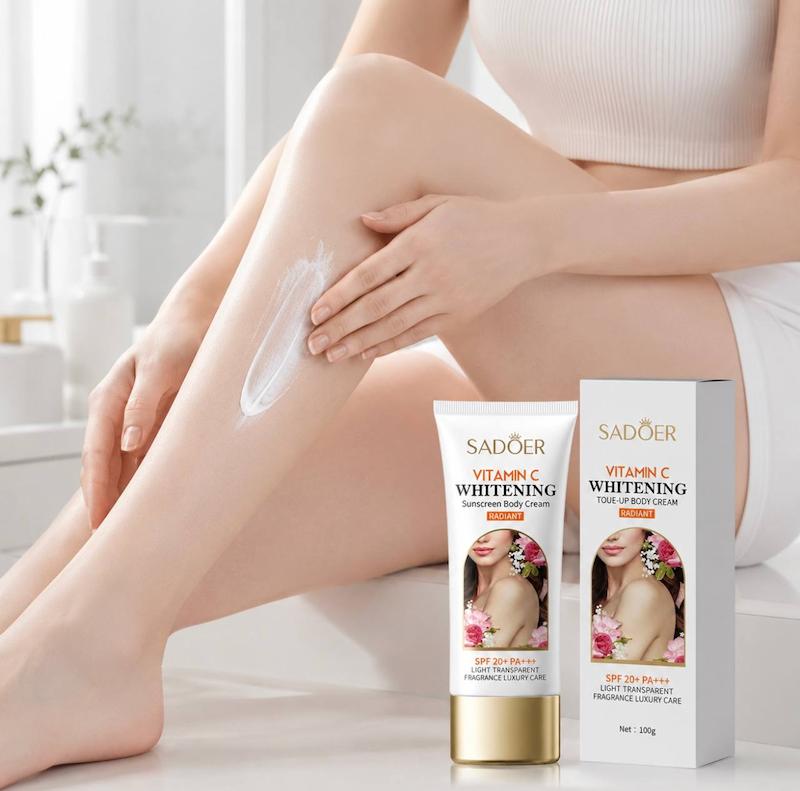 کرم بدن ضدآفتاب و روشن‌کننده SPF 20+ PA+++