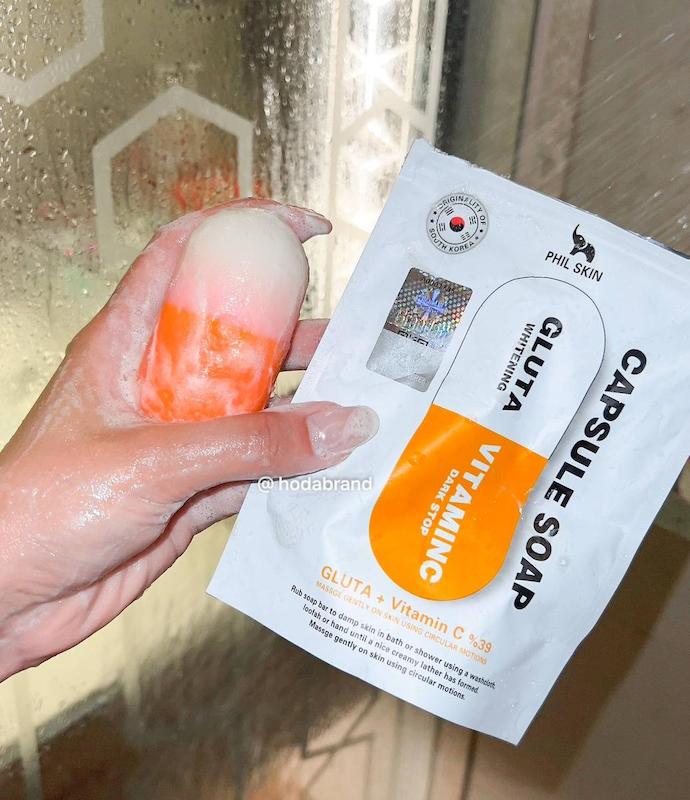 کپسول گلوتا vitamin C روشن کننده بدن و صورت