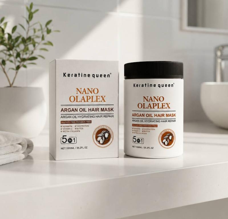  ماسک مو ۵ کاره Nano Olaplex Argan Oil Hair Mask حجم 1000 میلی‌لیتر