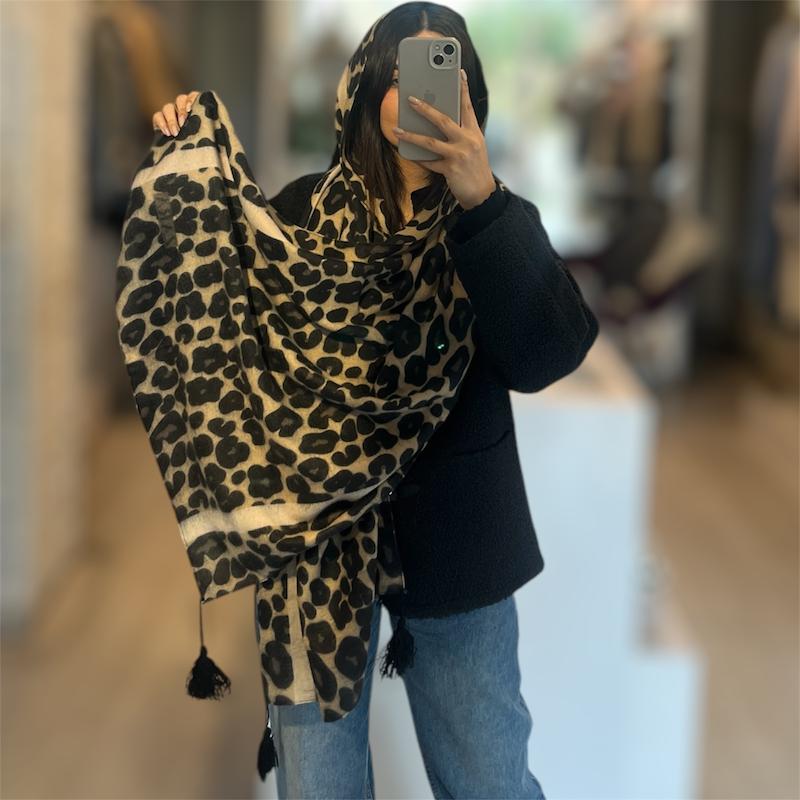 شال موهر پلنگی