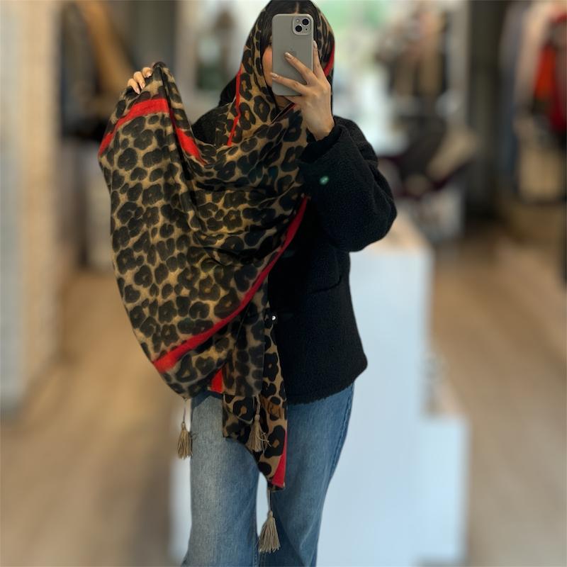 شال موهر پلنگی