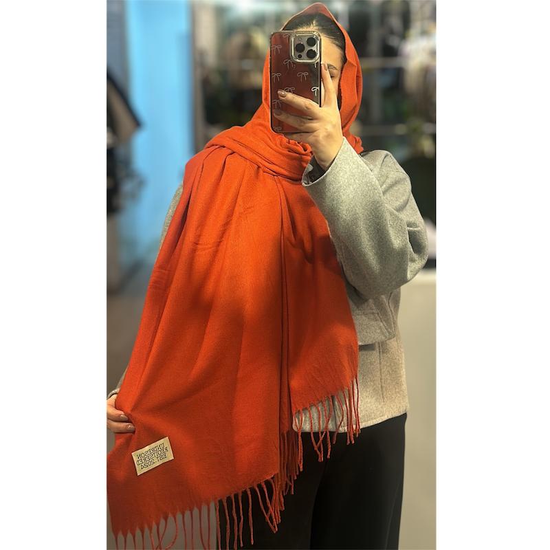 شال موهر نارنجی