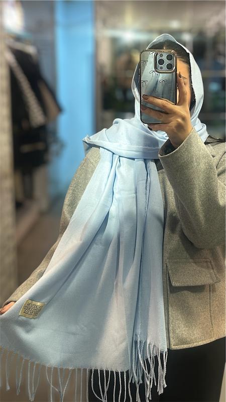 شال موهر آبی