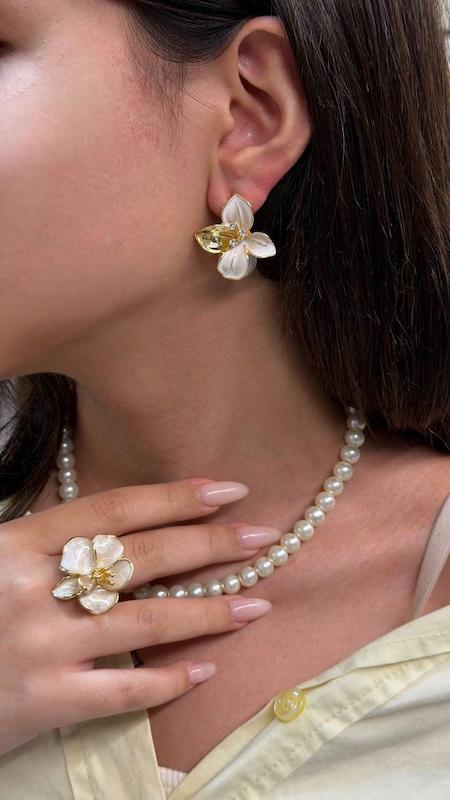 گوشواره میناکاری