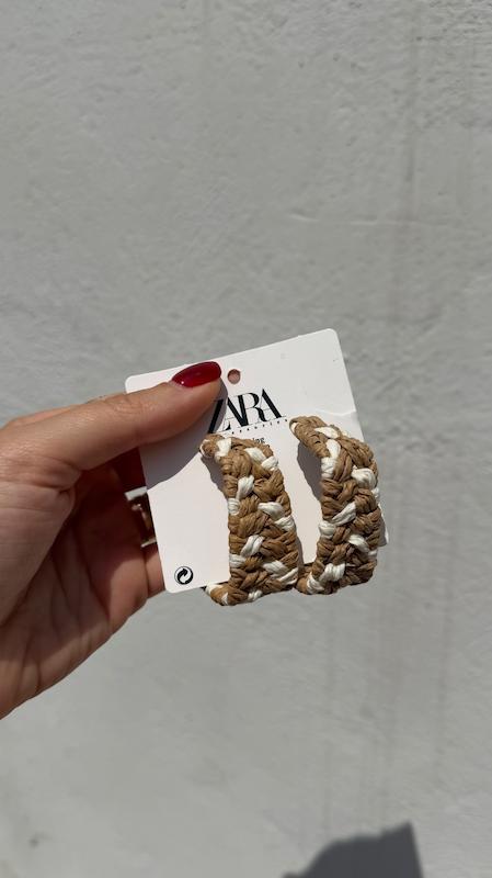 گوشواره رافیا کنفی