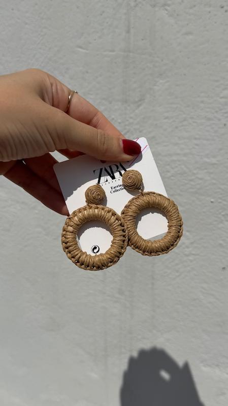 گوشواره رافیا کنفی