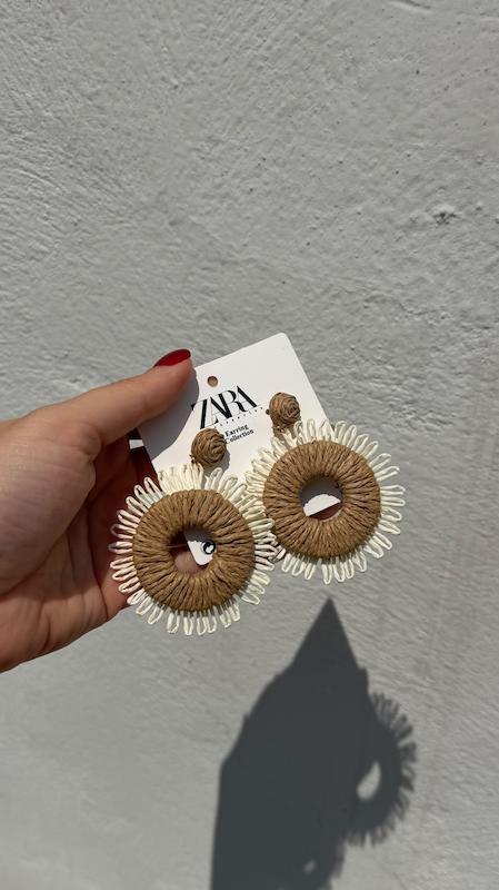 گوشواره رافیا کنفی