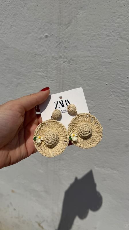 گوشواره رافیا کنفی