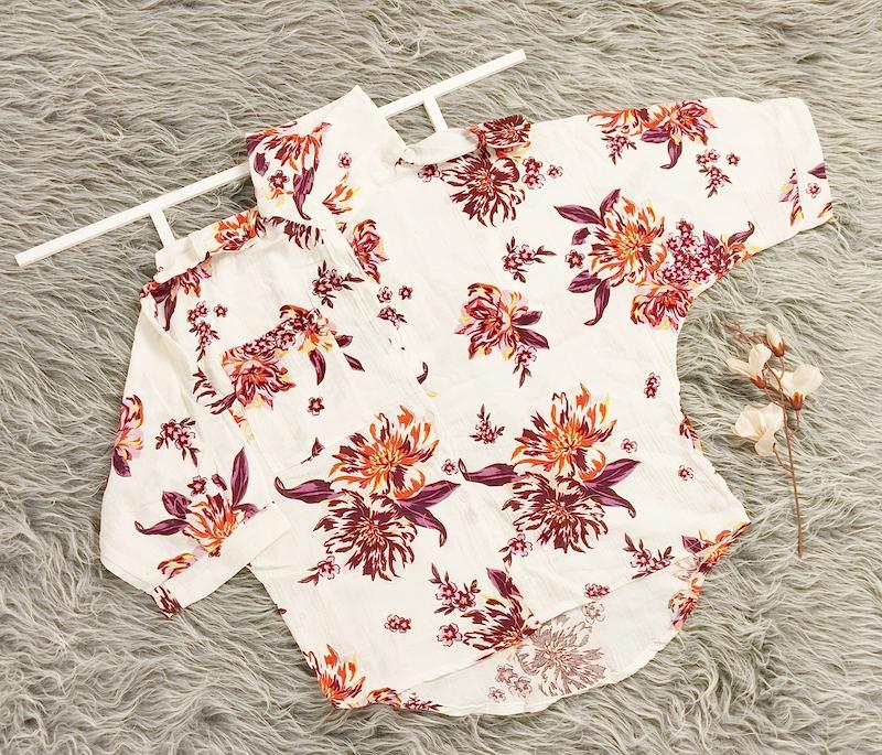 شومیز گل دار کد 403023