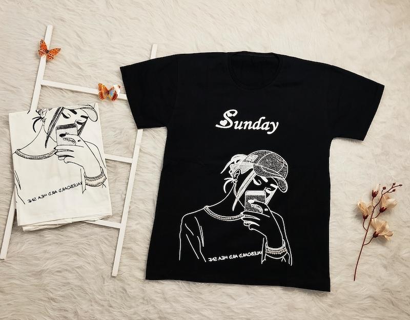 تی شرت نگین دار کد 403039