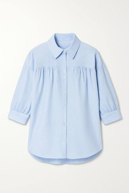 شومیز راه راه بالا چین کد 403048