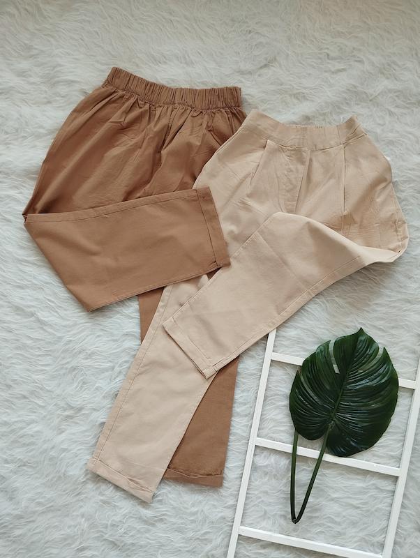 شلوار مام لینن دمپا پاکتی کد 403060