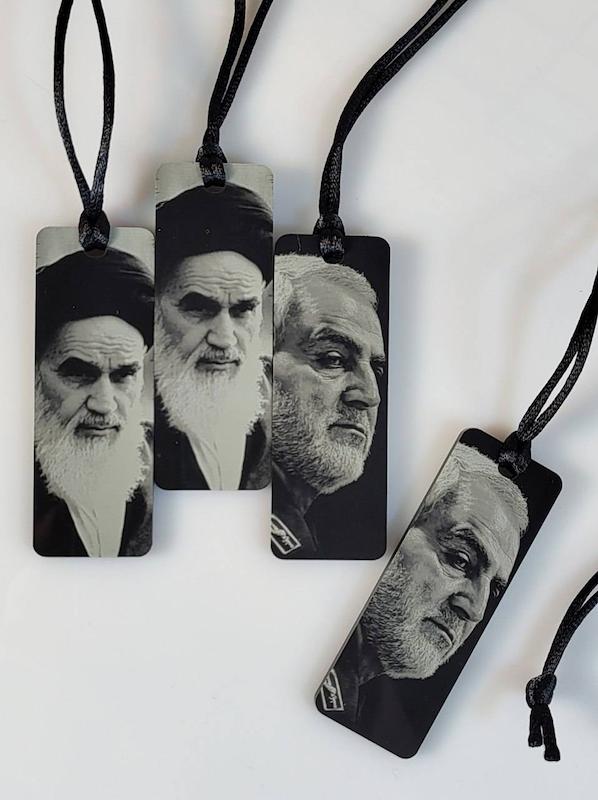 آویز پلکسی خودرو « سرباز امام »