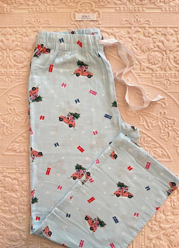 پیژامه کتان نخ