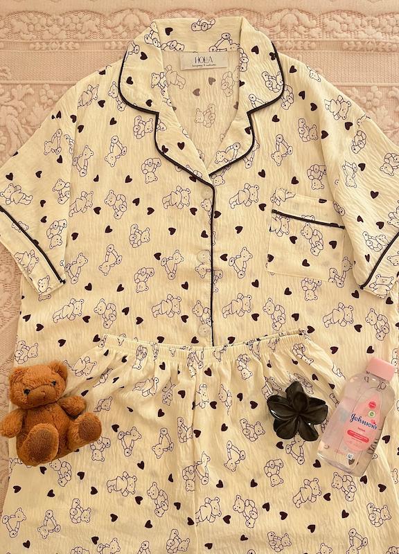 ست لباس راحتی سه تکه Love 🤍