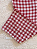 پیژامه کتان نخ Gingham قرمز