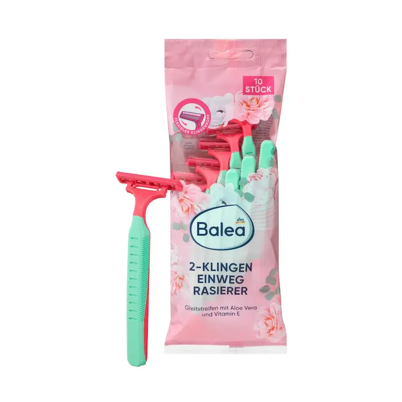 ژیلت دو تیغ باله آ زنانه بسته 10عددی Balea Women’s Gillette