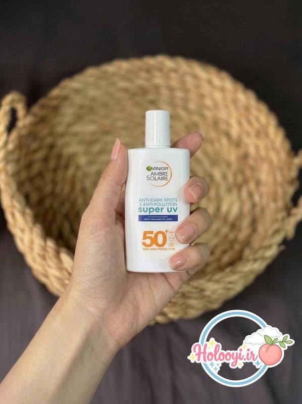 ضدآفتاب فلوییدی بدون رنگ گارنیر Super UV 40ml