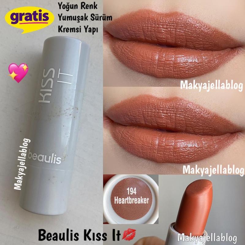 رژ لب جامد مات و مخملی مدل کیس ایت بیولیس رنگ Soft Kiss