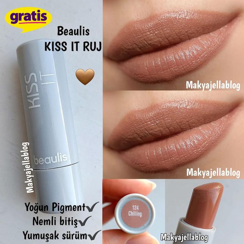 رژ لب جامد مات و مخملی مدل کیس ایت بیولیس رنگ Soft Kiss