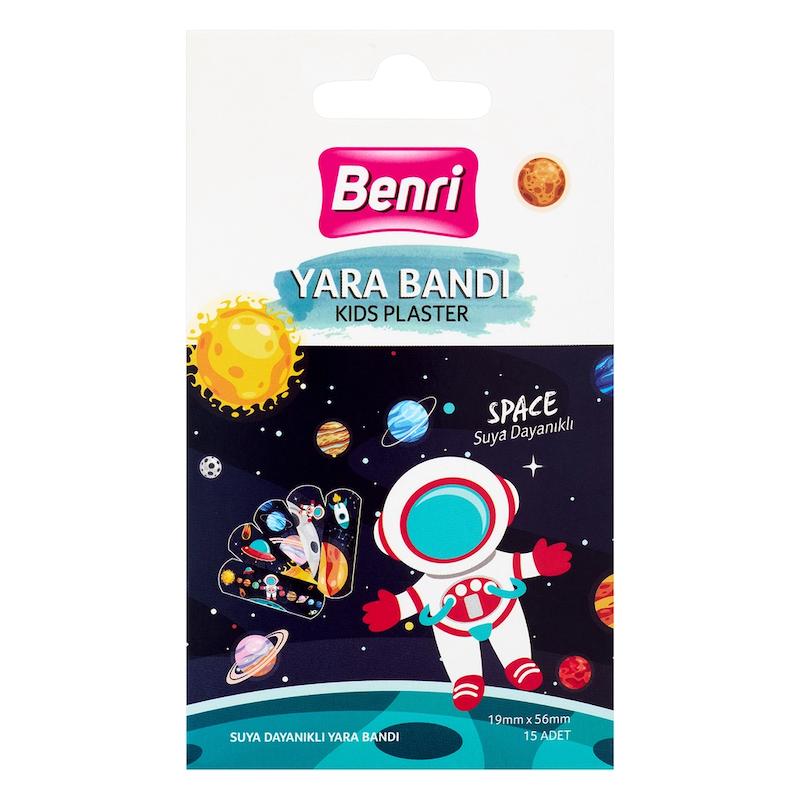 چسب زخم فانتزی بنری مدل space فضانورد