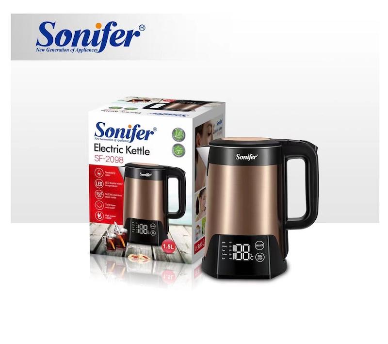 کتری برقی سونیفر مدل sf-2098 هوشمند دیجیتالی