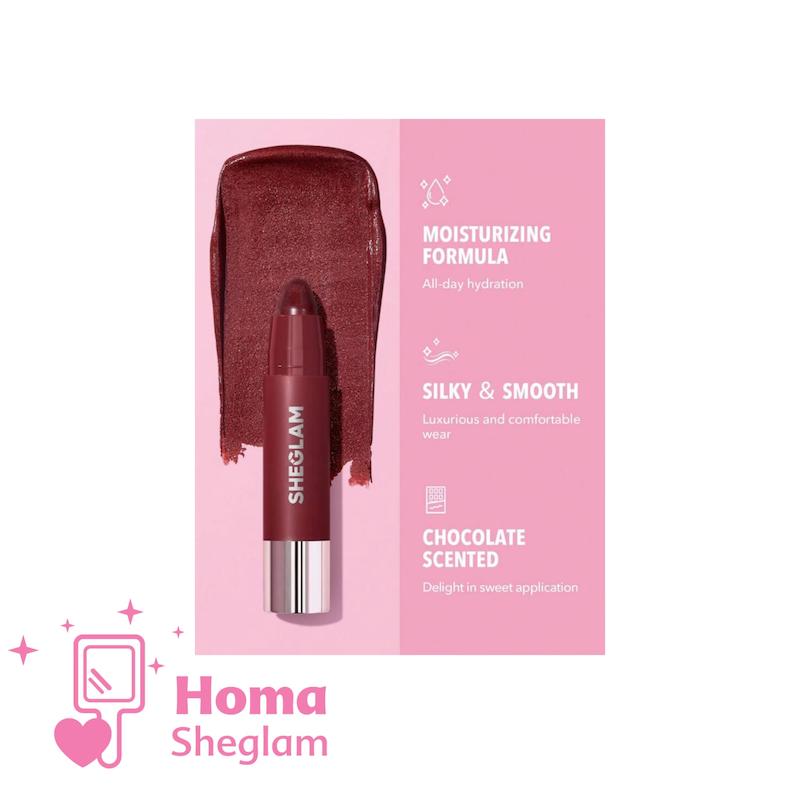 رژلب مدادی شیگلم مدل Streusel shimmer
