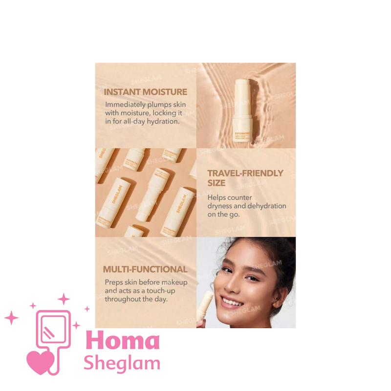 استیک مرطوب کننده و آبرسان شیگلم SHEGLAM مدل INSTA-COOL HYD
