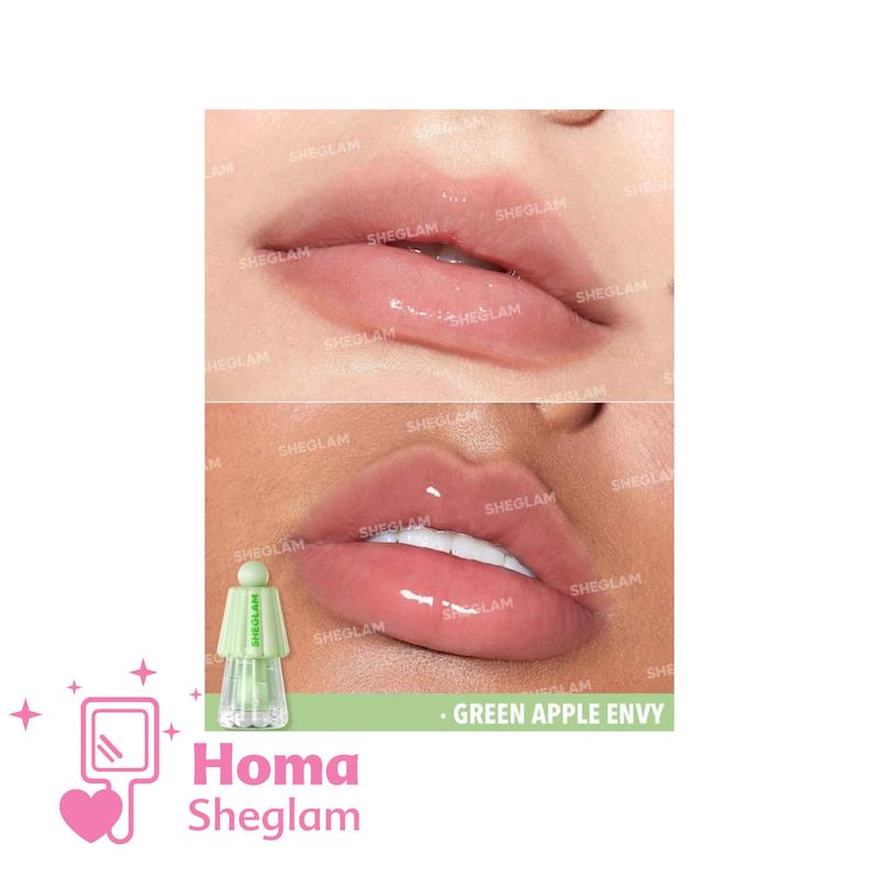 لیپ اویل ژله ای شیگلم مدل Green Apple 