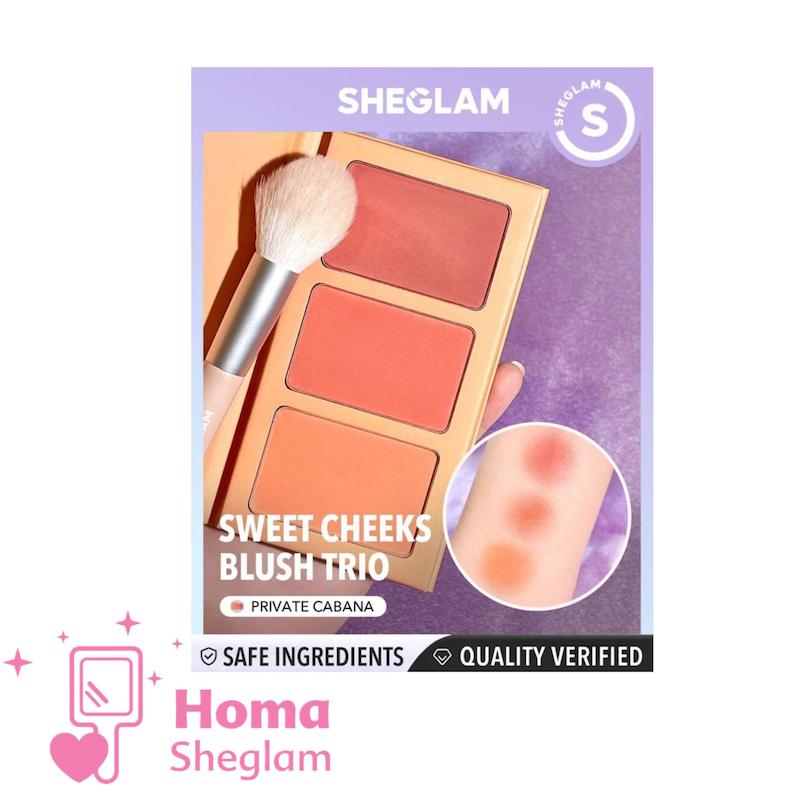 پالت رژگونه 3تایی شیگلم (Sheglam) Private Cabana 