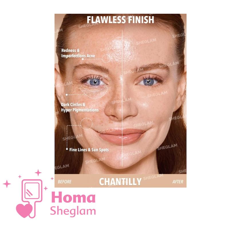 کرم پودر استیکی شیگلم رنگ Chantilly 