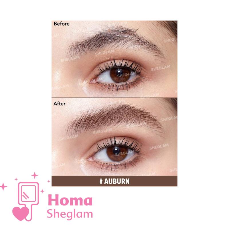 ژل ابروی رنگی ( ژل ابرو و تینت) شیگلم رنگ Auburn 
