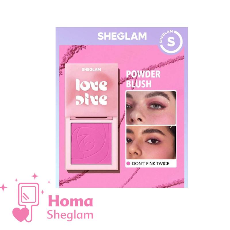 رژگونه پودری و مات کالکشن لاو دایو رنگ Dont Pink Twice 