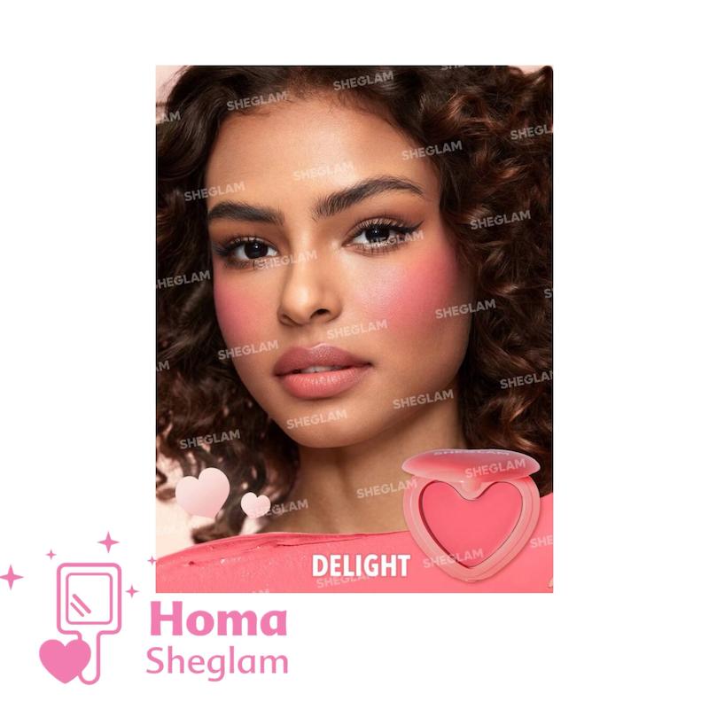 رژگونه کرمی قلبی شیگلم رنگ  Delight 