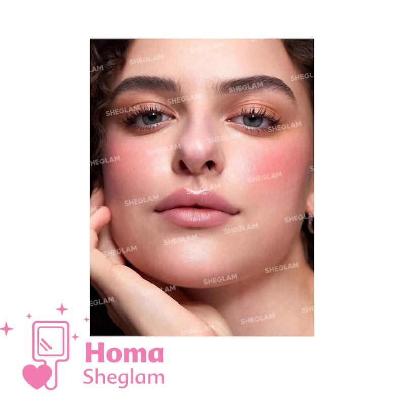 رژگونه دوقلو کرمی پودری شیگلم مدل cheek 2 cheek رنگ  Cherry sorbet