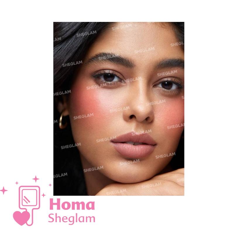 رژگونه دوقلو کرمی پودری شیگلم مدل cheek 2 cheek رنگ  Cherry sorbet
