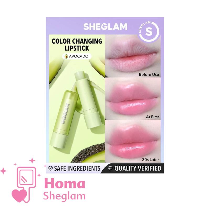 بالم لب تغییر رنگ دهنده شیگلم مدل Pout Phresh رنگ آووکادو