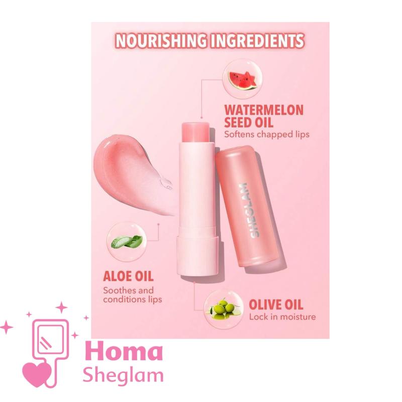  بالم لب تغییر رنگ‌دهنده شیگلم مدل  SHEGLAM Pout Phresh ( رنگ هندوانه)